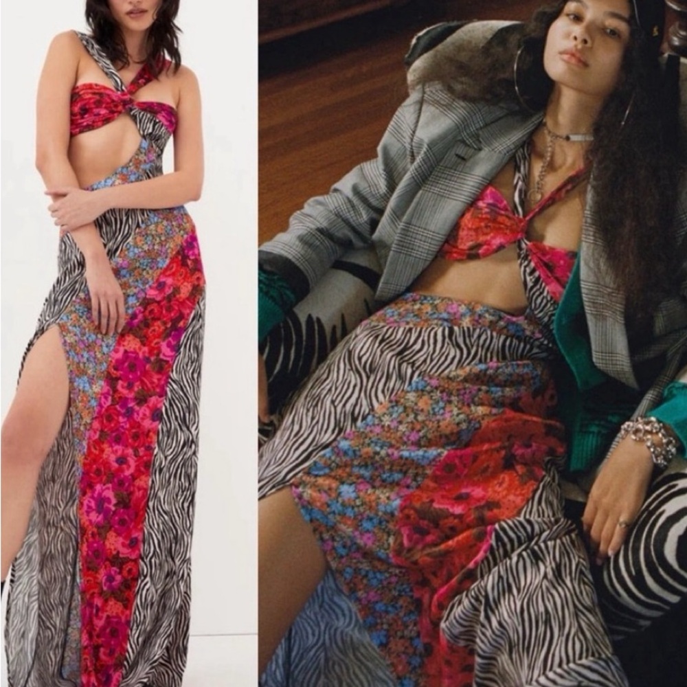 For Love and Lemons Rita Maxi Dress - S
